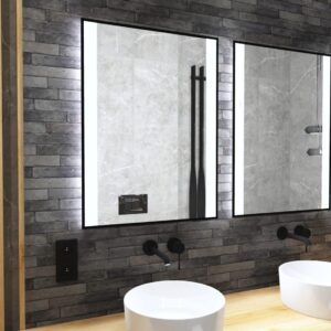 Lustro Loft z podświetleniem – ROMA