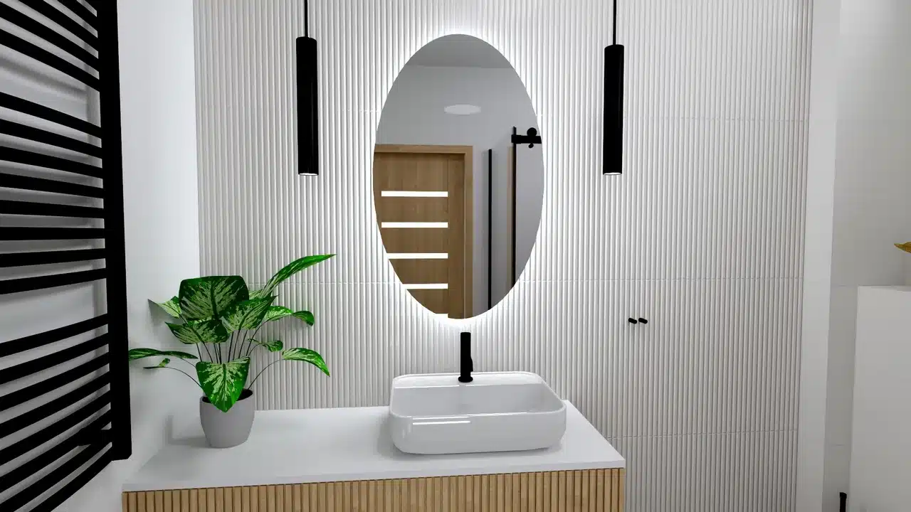lustro podświetlane do łazienki