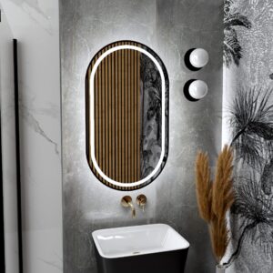 Lustro Loft z podświetleniem na baterie – ALDEA