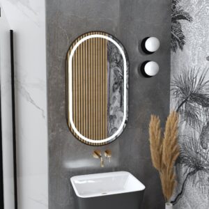 Lustro Loft z podświetleniem – GENUA