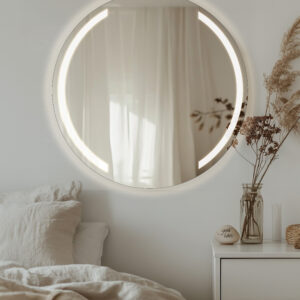 Lustro okrągłe LED na baterie - ALCAMO