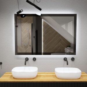Lustro Loft z podświetleniem – BAYAMO