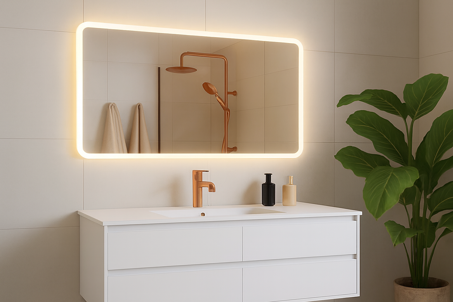 Lustro z podświetleniem - PERIDOT