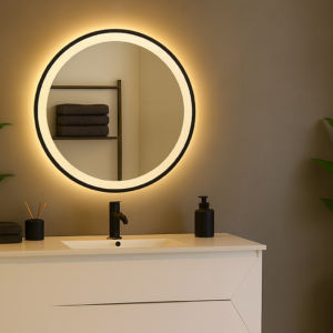 Lustro Loft z podświetleniem - SALERNO