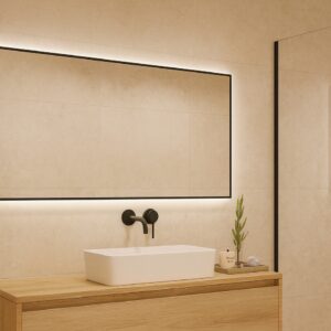 Lustro Loft na baterie z podświetleniem - TRIESTE