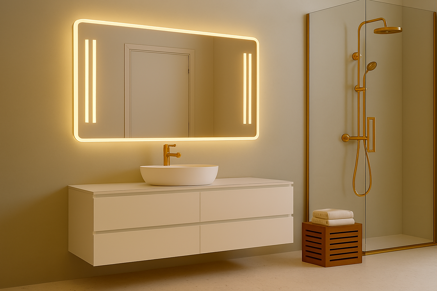 Lustro z podświetleniem - Cintura