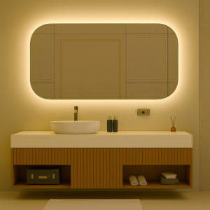 Lustro z podświetleniem - Lampada